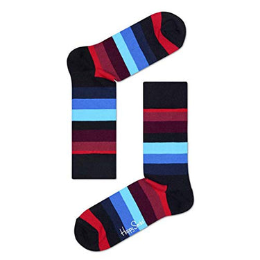 Happy Socks Unisex Freizeitsocken Multi Stripe Sock, Gelb (Gelb 2000), 41-46 im Sale